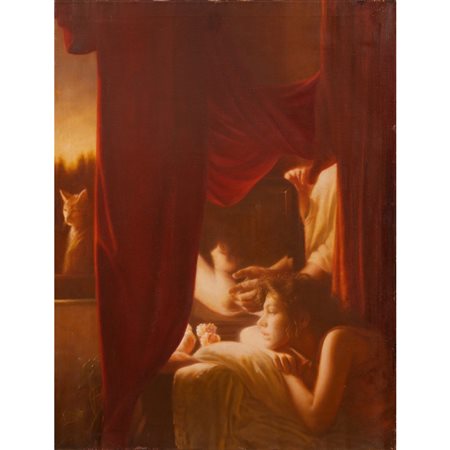 ANTONIO NAPOLETANO, Sentieri, Olio su tela