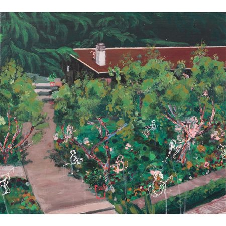 WILLIAM MARC ZANGHI, Buendia's House, Olio su tela