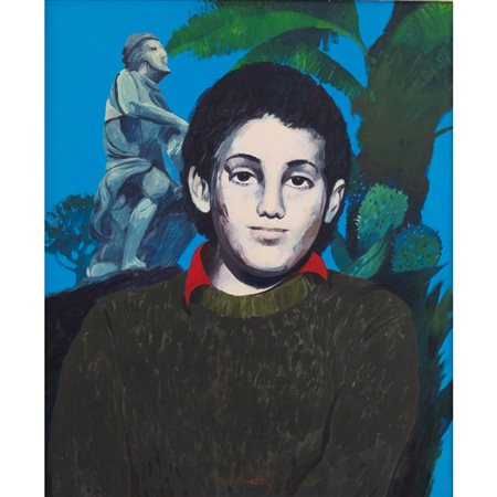 GIG MARTORELLI, Ritratto di Mario, Olio su tela