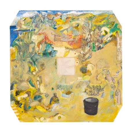 PIERO FORNAI TEVINI, Il Giardino, Olio e applicazioni miste