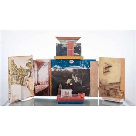 PIERO FORNAI TEVINI, Acrilico e applicazioni miste su legno