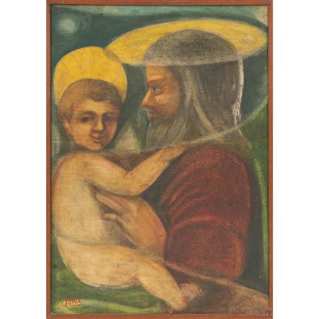 ANGELO NONA, Olio su masonite