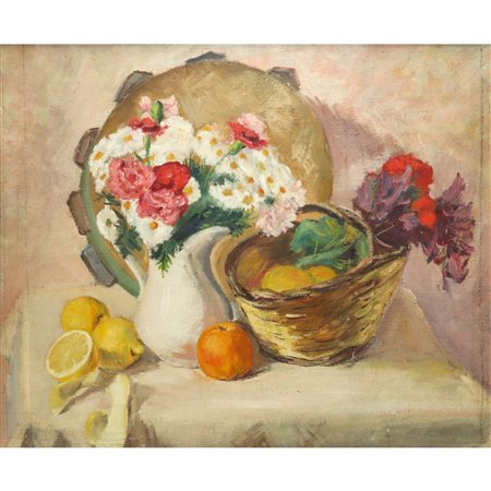 Carmelo Comes (Catania 1905-Catania 1988)  - Natura morta, 1937