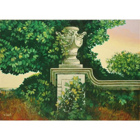 Mario Bardi (Palermo 01/1922-Milano 07/09/1998)  - Angolo del giardino, 80s