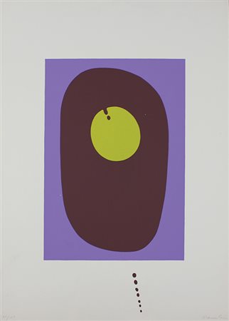 Mesciulam Plinio Senza titolo serigrafia su carta, cm. 70x50, es. 42/100...