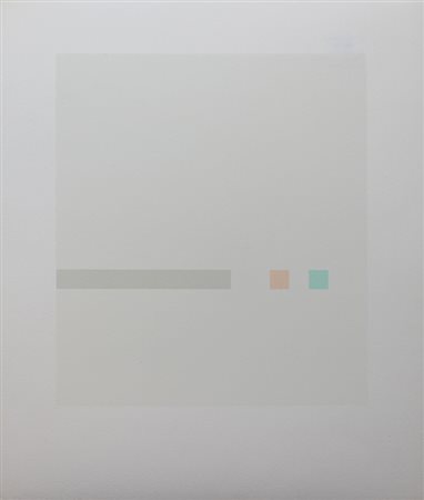 Calderara Antonio Quadrato, 1972 serigrafia su carta, cm. 39x33, es. 61/90...