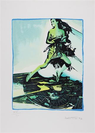 Bertini Gianni Senza titolo, 1993 serigrafia su carta, cm 70x50, es. XX/L...