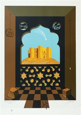 Mandel Gabriele senza titolo litografia su carta, cm 70x50, es. 47/100...