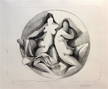 Frosecchi Paolo Senza titolo litografia su carta, cm. 46x56, es. 16/35...