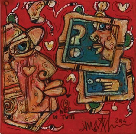 Delego Martino L'Alter-Ego, e basta... e… e avanza, 2014 tecnica mista su...