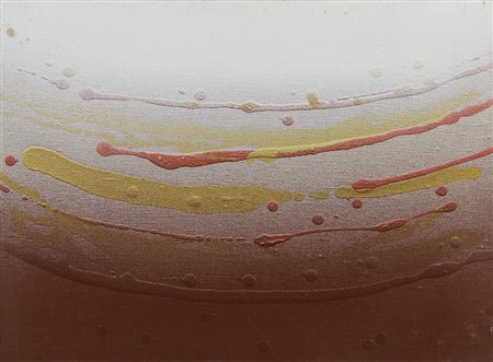 Moriconi Aldo Senza titolo, 1969 olio su tela, cm 30x40 firmato e datato al...