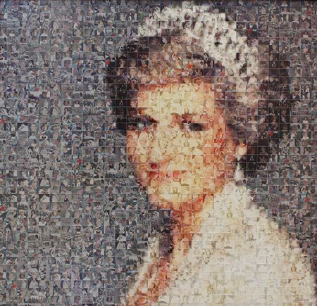 Murgia Maria Omaggio a Lady Diana, 2008 fotomosaico digitale, cm. 80x80...