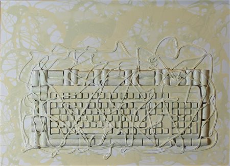 Cuberli Graziano ModulAzione, 2006 tecnica mista, tastiera e tappi di sughero...