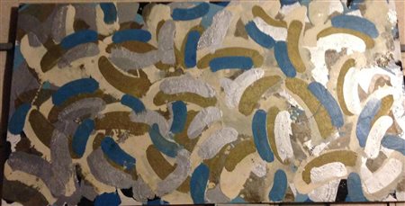 Dynys Chiara Senza titolo, 1985 smalto su tavola, cm. 78x153 firmato