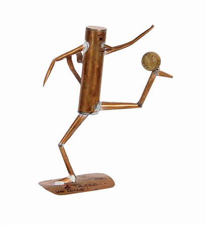 Dalisi Riccardo Di tacco… un tocco! Rame, acrilici e legno, h. cm. 21x25,5x6...