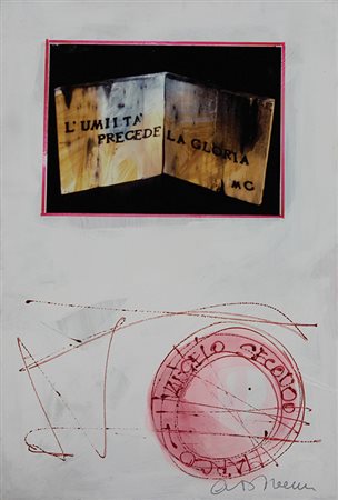 Del Donno Antonio Vangelo secondo Marco, 2006 tecnica mista e collage su...