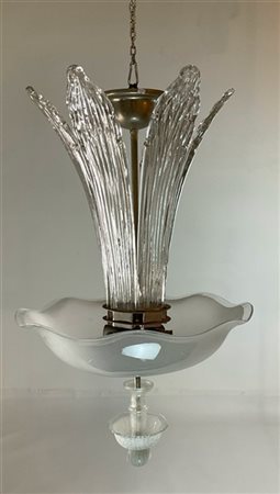 Manifattura di Murano Lampada a sospensione frutto di montage di pezzi diversi i