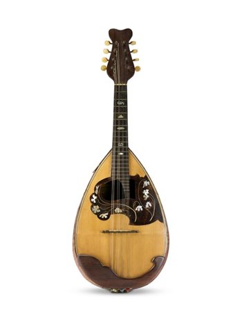 Mandolino di Raffaele Disantino. Napoli ,1900 circa.
Guscio bombato di 23 doghe