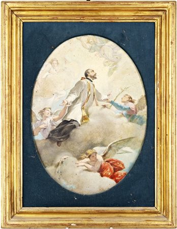 Maestro del secolo XIX

Bozzetto raffigurante "Sant'Ignazio in gloria"
olio su