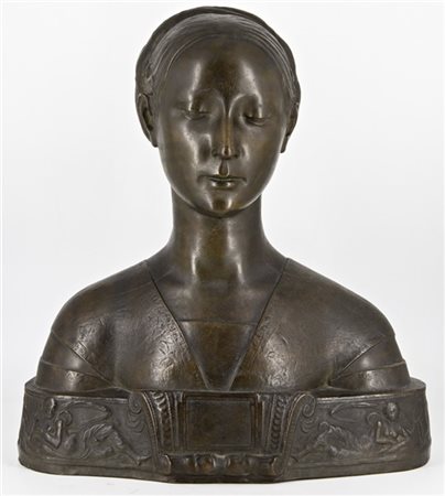 Ignoto del secolo XX

"Busto neorinascimentale" 
scultura bronzo (cm 45x44) (di