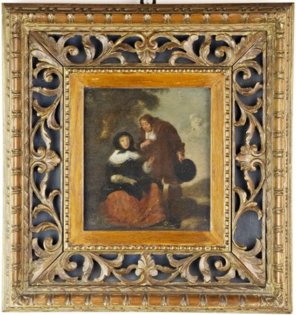 Ignoto

Antico dipinto raffigurante "Scena galante""
olio su tavola (cm 14,5x12