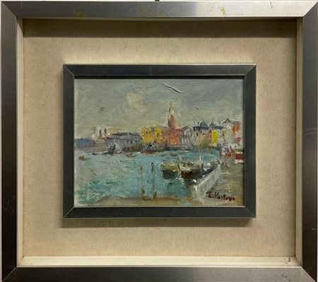 Ezio Pastorio "Venezia" olio su tela (cm 17x23) firmato in basso a destra
In cor
