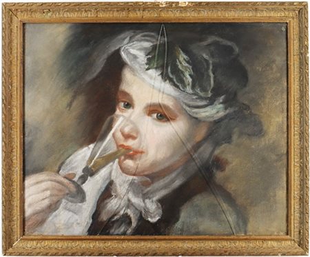 Ignoto di inizio secolo XX

"A votre santé" 
tecnica mista su cartoncino (cm 33