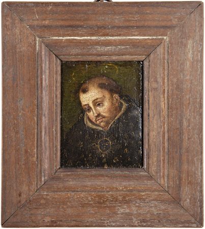 Scuola del secolo XVII

"Santo domenicano"
olio su tavola (cm 8x6)
in cornice (