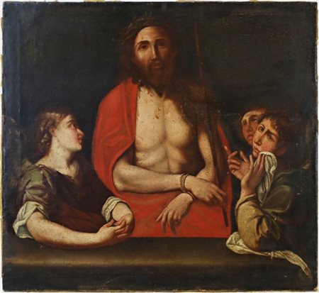 Ignoto

Antico dipinto raffigurante "Ecce Homo"
olio su tela (cm 88x96)
(difett