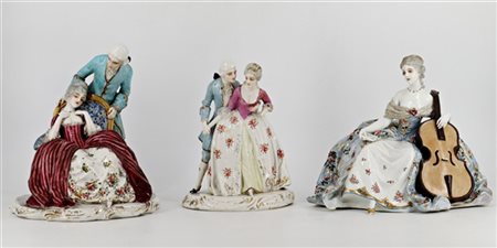 Manifattura Luigi Fabris, 1919-1942. Lotto composto da tre diversi gruppi in po