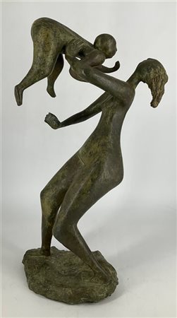 Claudio Trevi "Maternità" 1953
scultura in bronzo
h cm 54
firmata e datata alla
