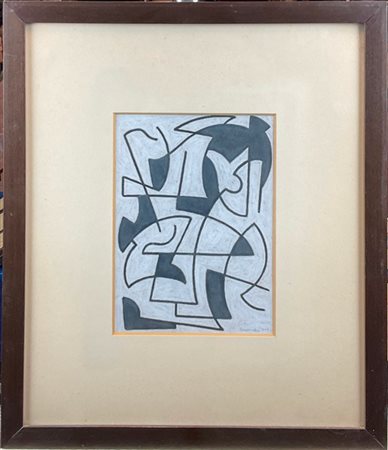 Stanley Tomshinsky "Senza titolo" 1974
tecnica mista su carta
cm 24x17
firmato e