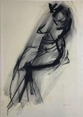 Giuseppe Ajmone "Nudo" 1962
grafite su carta
cm 51x37
firmato e datato in basso