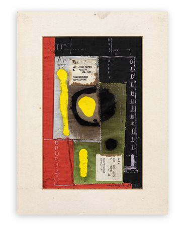 MAX MARRA (1950) - Composizione 140, 1989