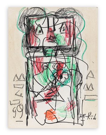 IBRAHIM KODRA (1918-2006) - Senza Titolo, 1999