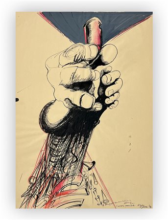 TINO VAGLIERI (1929-2000) - Lavoro manuale, 1974
