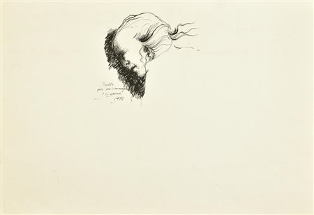 Vincenzo Sciame' STUDIO PER UN'IMMAGINE china su carta, cm 33x48 firma,...