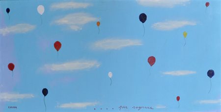 FRANCO FRIZZI … per sognare, 2012 Olio su tela cm. 50x100 Firma in basso a...