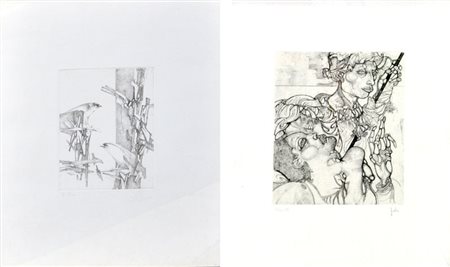 FABRIZIO CLERICI – GIULIANO PINI Lotto unico di due grafiche: - F. Clerici:...