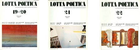 LOTTA POETICA, 1984 Lotto unico di tre numeri della rivista Seconda serie: -...