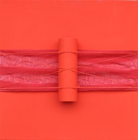 CINZIO CAVALLARIN Senza titolo, 2010 Acrilici e assemblaggio su tela cm....