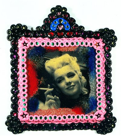 OMAR RONDA Marilyn Iron Frozen, 2012 Assemblaggio plastificato su tavola cm....