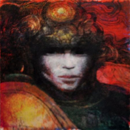 RAFFAELE DE ROSA Baudolino (Umberto Eco) personaggio di Abcasia Olio su...