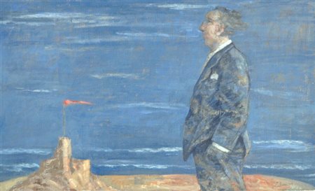 GIAMPAOLO TALANI Oltre le dune, 2001 Olio su tela cm. 70x120 Firma e data in...