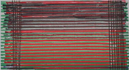 PAOLO MASI Senza titolo, 2013 Tecnica mista su carta ondulata cm. 15x27,5...