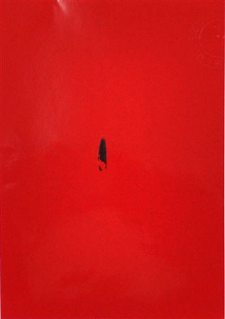 BERNARD AUBERTIN Senema, 1990 Bruciatura su carta cm. 100x70 Firma e data in...