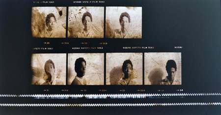 LEE JAFFE Jean Michel Basquiat, 1984/2012 Cibachrome cm. 54x125,5 Firma e...