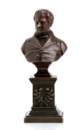 piccolo busto di Camillo Benso conte di Cavour 9,5 cm