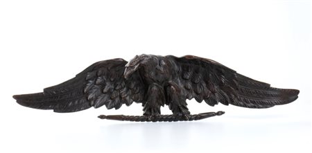 Aquila imperiale in bronzo 51x13 cm