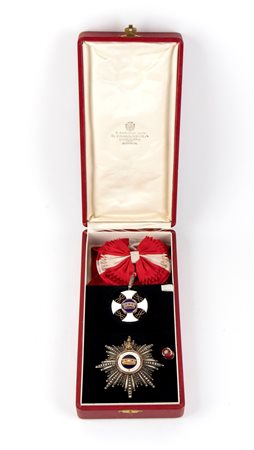 Italia, Regno, Ordine della corona d'Italia, insegna di gran Croce prima metà...